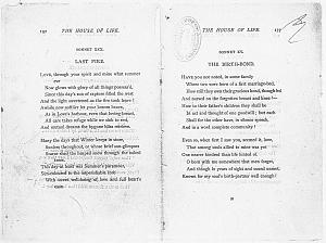 Facsimile images available for Ballads and Sonnets (1881), proof Signature N (Delaware Museum, first revise,
                    copy 1)