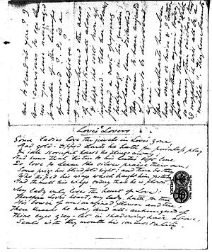 Facsimile images available for Letter to William Bell Scott, July 1869, manuscript