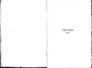 Facsimile images available for Preface to the 1901 Facsimile Reprint of The Germ