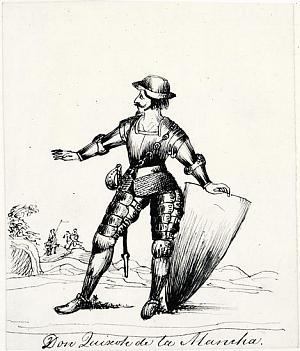 Illustrations for Dante's Don Quixote