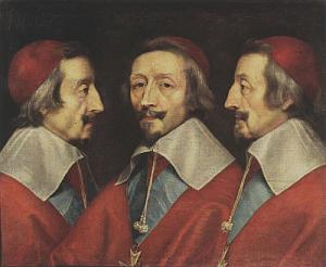Triple Portrait of Cardinal de Richelieu