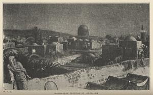 Mahomedan Festival at Jerusalem