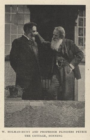   W. HOLMAN-HUNT AND PROFESSOR             FLINDERS PETRIE