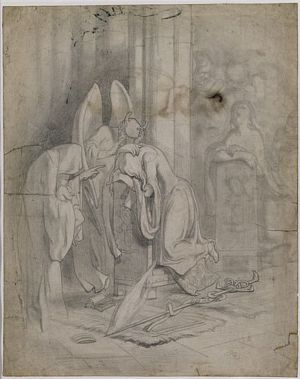 Faust: Gretchen and Mephistopheles in the Church