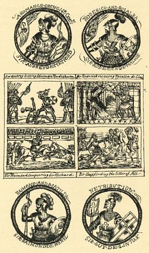 Designs for Titles of Novels: A                         Romance of the 14th Century