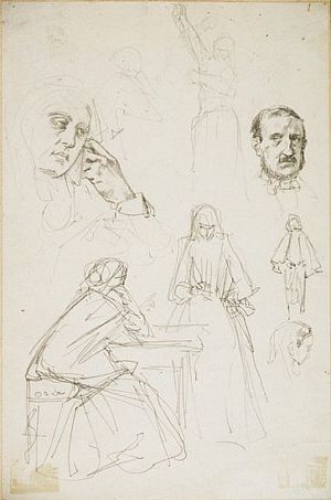 Sketches of Heads and Figures