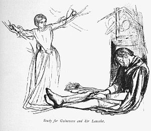 Sir Launcelot's Vision of the Sanc Grael. [study]