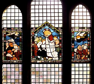 The Sermon on the Mount; Stained Glass