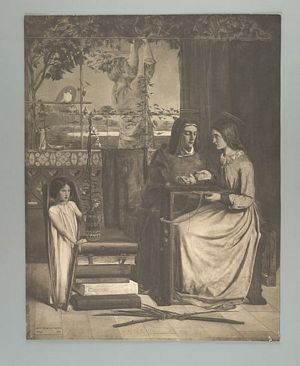 The Girlhood of Mary Virgin [print]