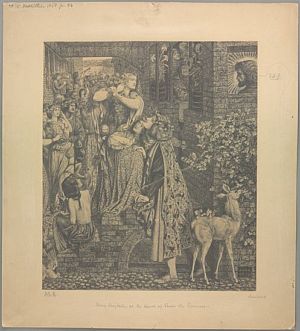 Mary Magdalene at the Door of Simon the Pharisee [print]