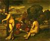 Page Images Available for For a Venetian Pastoral, by Giorgione (in the
                    Louvre) 